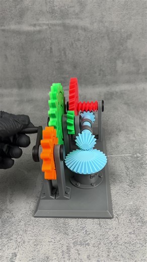 Gear Basics Learning Tool🤩#layerworks #gear #learning #educacion #3dprinting Makerworld model number: 1099803