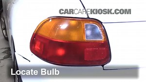 Brake Light Replacement: 1990 Honda CRX HF 1.5L 4 Cyl.