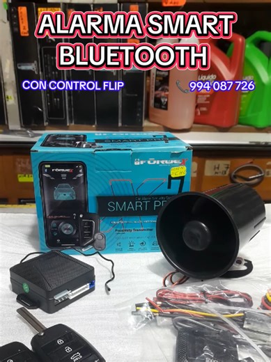 🔐🚗 ALARMA SMART CON BLUETOOTH – SEGURIDAD INTELIGENTE ✅ Control tipo flip plegable, moderno y elegante ✅ Bluetooth – manejo desde el celular ✅ Código variable anti-escáner (no clonable) ✅ Sensor de impacto protección de puertas ✅ Armado automático (aunque te olvides) ✅ Trabagas antiasalto y de proximidad – bloqueo de motor ✅ Opción de maletera eléctrica y elevalunas ✅ Compatible con múltiples marcas y modelos 📍 Av. Canadá 259-261 📞 994 087 726 #SeguridadVehicular #TuningPerú #AutosPerú #Acce