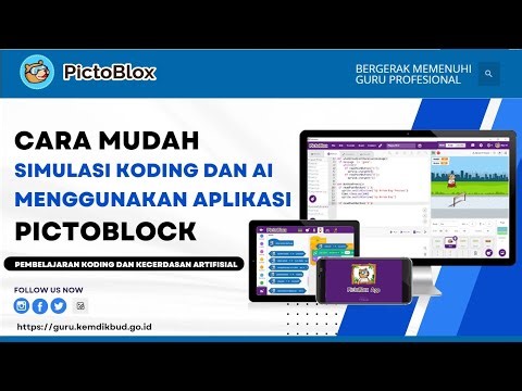 MUDAH DAN CEPAT || SIMULASI KODING SEDERHANA MENGGUNAKAN APLIKASI PICTOBLOX || KECERDASAN ARTIFISIAL