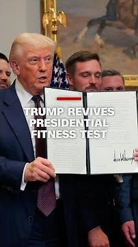 President Trump revives Presidential Fitness. We ran the test