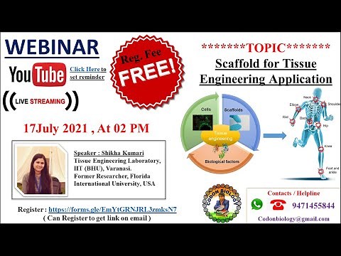 Scaffold for Tissue Engineering Application