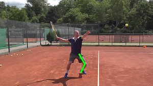 9.1K views · 117 reactions | Tennis coaches constantly say “bend your knees” to students and bending is certainly a critical element to successful topspin groundstrokes. But what does that really mean and how much should you actually bend your knees? Find the answer in this video! | Online Tennis Instruction | Facebook