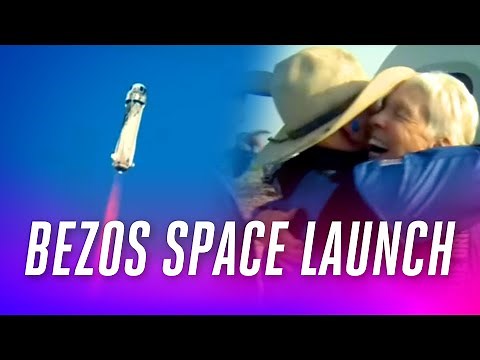 Watch Jeff Bezos launch into space on Blue Origin's New Shepard rocket