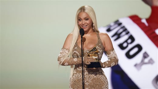 Beyoncé finally won album of the year. Don't mistake this moment for her peak