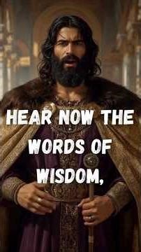 Wisdom Series Part 31 - Powerful Lessons from the book of Proverbs