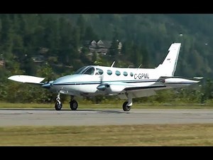 Cessna 340 Approach and Landing