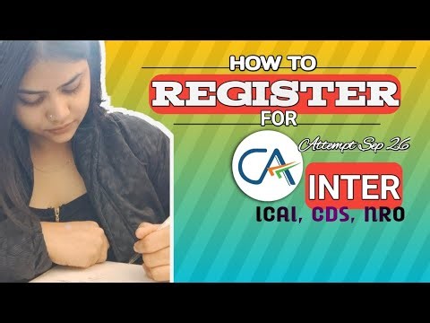 CA Inter Registration Experience 