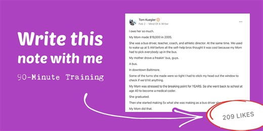 Viral Note Template #2 (This Note Got 209 Likes)