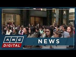 Filipinos gather in central Hong Kong to offer prayers for victims of high-rise fire | ANC