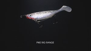 A Storm Boom Shad equipped with the new Pike Rig VMC | VMC Hooks
