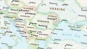 Romania On Political Map World Video Stok Videosu (%100 Telifsiz) 1048827694 | Shutterstock