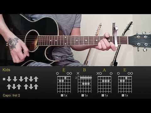 Kids - Current Joys | Easy Guitar Lesson Tutorial with Chords/Tabs and Lyrics