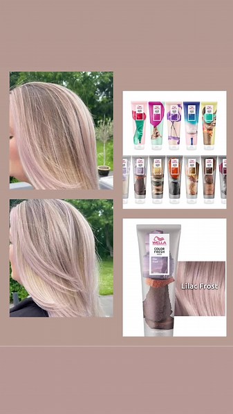Highlights met daarna een masker van Wella Colour Fresh in de kleur Lilac frost! (Mijn eigen haar) Deze kleur blijft tot zo’n 3 was beurten zitten en wordt bij elke wassen lichter.. Hoe leuk is dat voor als je een feestje hebt of gewoon om is een keer iets anders te willen met de kleur !!! Vanaf April ook bij ons wella fresh mask behandeling voor slechts €4,95 heb jij een nieuw fris kleurtje voor een aantal dagen !! Maak nu online een afspraak of stuur een appje!! 🫶🏼liefs Team FOAM