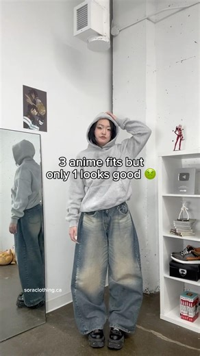 which anime fit do u fw the most? 🤔 #animefashion #anime #animestreetwear