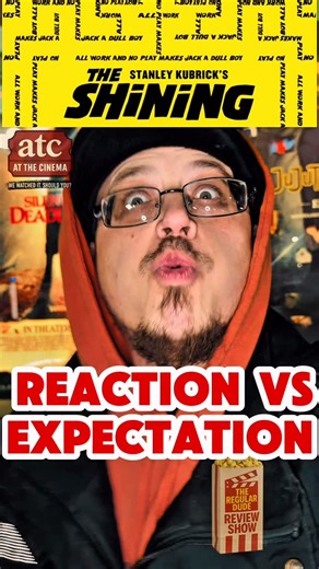 At The Cinema on Instagram: "🤯 The Shining | Reaction vs Expectation We’re the Regular Dudes At The Cinema — you’re about to get straight out the theater, popcorn in the teeth- reactions, reviews, ratings, and skits. Subscribe for more popcorn-sized takes on the latest films! 👉 Full review is live now — link in bio! #TheShining #JackNicholson #MovieReview #AtTheCinema #TheRegularDudeReviewShow"