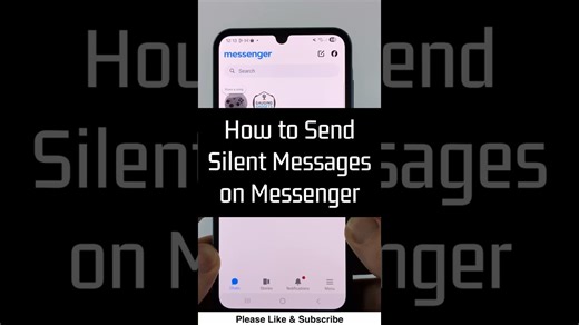 Send silent messages on Messenger to message someone without triggering a notification on their phone. In this tutorial, you'll learn how to use the silent message feature in Facebook Messenger so your texts arrive quietly without buzzing or alerting the recipient. This means you can reach out late at night or during busy hours without worrying about disturbing anyone. #messenger #facebookmessenger #facebook #tech #howto #tutorial #technology #GaugingGadgets | Gauging Gadgets