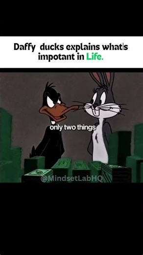 Daffy Duck's Darkest Life Lesson. #motivation #discipline #masteringdiscipline#quotes #mindset