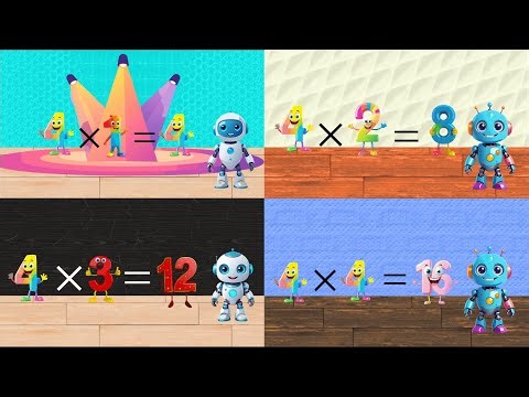 This 4 Times Table Song Makes Multiplication EASY 😲🎶 | Multiply by 4 🎉 Fun Times Table Song for Kids