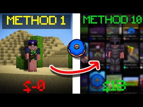 I GOT RICH USING VIRAL TIKTOK MONEY MAKING METHODS ON DONUTSMP