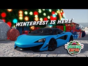 *NEW* Driving Empire WINTERFEST 2022 Christmas Event Update! + New Race! (Roblox Driving Empire)