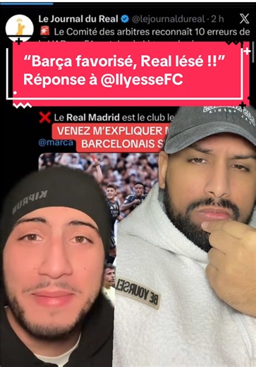Barça favorisé ? Real Madrid lésé ? Un flagrant délit de manipulation de la masse. Le titre fait le buzz, mais les chiffres racontent une autre histoire. Il faut prouver avec des données, pas des émotions @Ilyesse FC . #fcbarcelona #realmadridfc #messi #CR7 #negreira