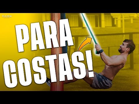 Costas marcadas e definidas | Os melhores exercícios usando elástico