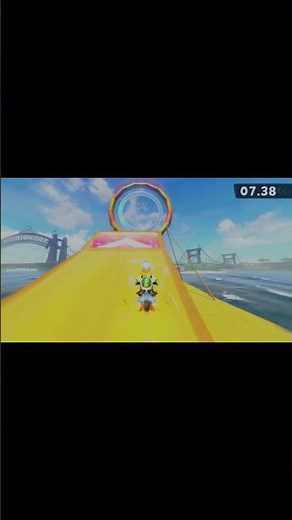 Koopa Troopa Beach P Switch - Navigate the schools of fish to reach the goal! #mariokartworld