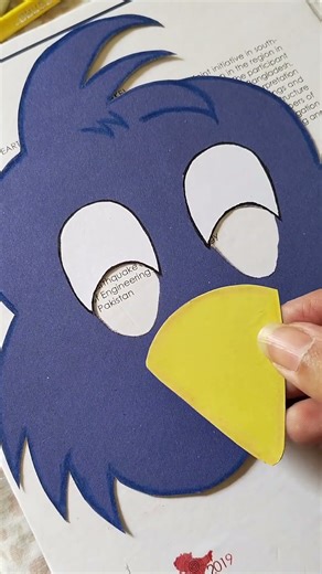 diy bird mask #diy #masks #bird #shorts