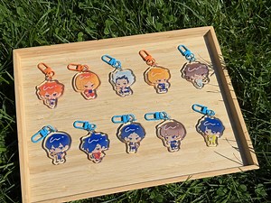 Haikyuu Acrylic Epoxy Keychain - Etsy
