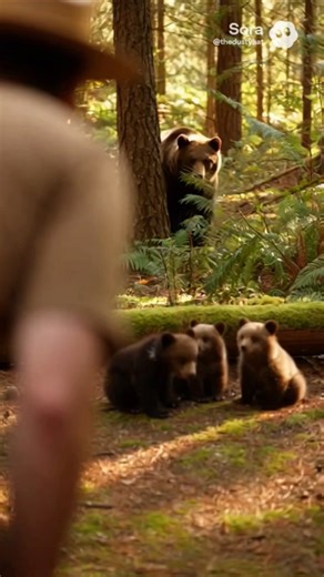 Ranger Rick says leave the babies alone. #funny #ai