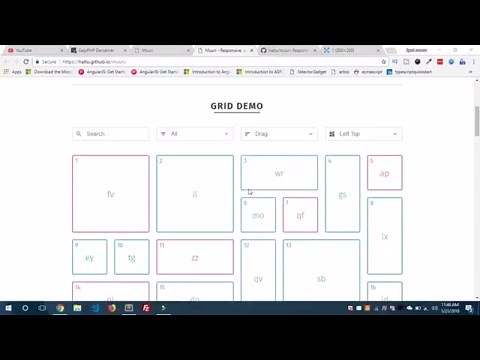 Muuri - Sortable and draggable grid layouts
