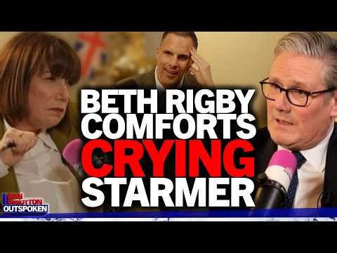 “Disgusting” Fury as Beth Rigby of Sky News comforts CRYING PM Keir Starmer in sickening interview