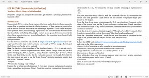 Project Description: Nanoscale Light EmittersObjective: Desig... | Filo