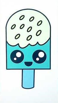 comment dessiner une glace kawaii facile