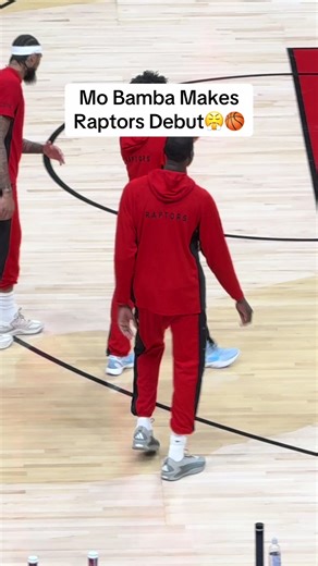 Mo Bamba takes the floor for the FIRST time in a Raptors Uniform! Predict his statline tonight! #Toronto #Raptors #WeTheNorth #Orlando #Magic