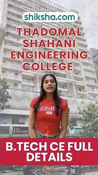 🎓TSEC Mumbai B.Tech (Computer Engineering) - Curriculum & Fees Breakdown #lcc #mumbai #engineering