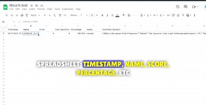 70 shares | Printing quizzes? Manually checking answers? There's a better way. Watch how our automated quizzes send results straight to Google Sheets in real-time. This is the future of assessment. #SelfGradingQuiz #GoogleAppsScript #EdTech #SmartSolutions #Automation #Paperless #HRTech #LearningAndDevelopment #SaveTime #QuizMaker | Digital Quiver | Facebook