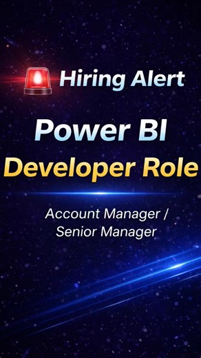 👉 Power BI Developer Hiring 🚨 | 4+ Years | ₹8–18 LPA | Bangalore Pune Mumbai