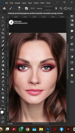 Eye Retouching Photoshop | Eye Retouching With Explanation | #designwithexplanation