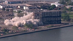 11-story building implodes in 10 seconds