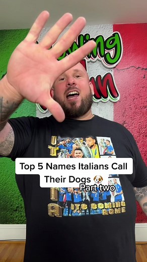Top 5 Names Italians Call Their Dogs 🐶