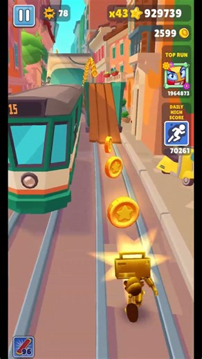 Subway Surfer Rome Marathon Epic High Score 🏆🔥 #shorts #subwaysurfer