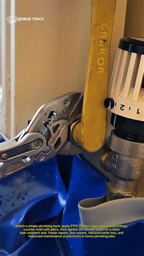 STOP WATER LEAKS FAST! Plumber’s Tape Trick That Saves Time & Money