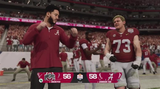 Alabama(Nathan) Wins Fiesta Bowl #collegefootball26 #collegefootball #videogames #tiktok #football
