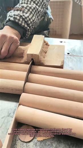Amazing Woodworking Skill: How to Cut Round Logs Perfectly | DIY Wood Column