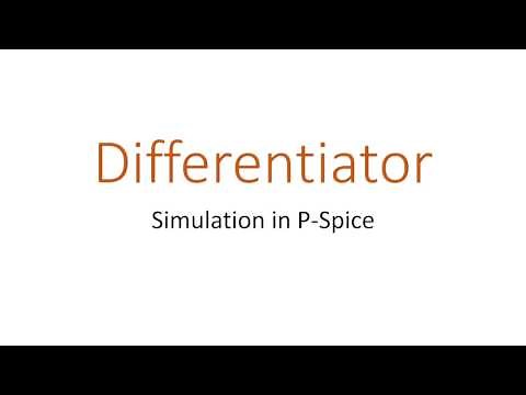 Differentiator | Using P-Spice Simuilation
