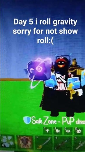 sorry for not showing roll but i got gravitu