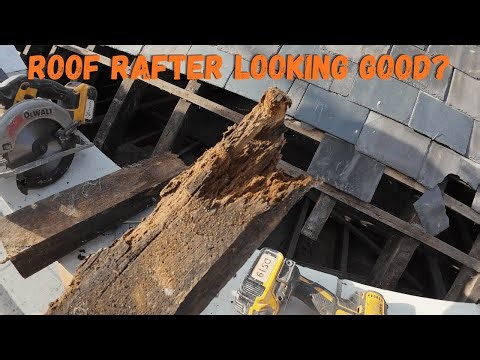 "SHOCKING" Roof Timbers ROTTEN | Rebuilding Lead Lined Gutter on Bridlington Historic Shop