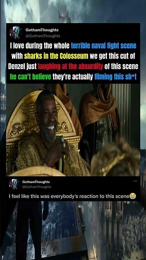 Even Denzel Washington Couldn't Believe They Filmed This🎥: Gladiator 2 (2024)